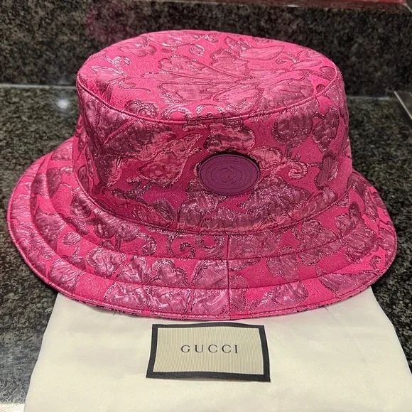 Gucci GG lamé jacquard reversible
bucket hat - Picture 7 of 8